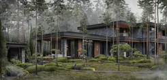 Project of a big luxury villa in Saint-Petersburg by Studia 54