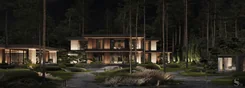 Luxury architectural project of a cottage in Maslovo village by Studia 54