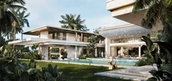 Architectural project of luxury villa with a pool in Kuwait by Studia 54 Architectural project of luxury villa with a pool in Kuwait by Studia 54
