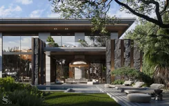 Design of a premium house with garden in Casablanca by Studia 54