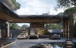 Design of a premium house with garden in Casablanca by Studia 54