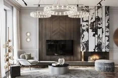Design of a luxury apartment on Petrovsky Island by Studia 54