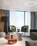 Modern expensive interior design in view apartments by Studia 54