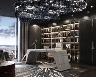 Modern expensive interior design in view apartments by Studia 54