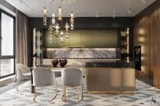 Luxury interior in an apartment in Moscow by Studia 54