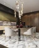 Luxury interior in an apartment in Moscow by Studia 54