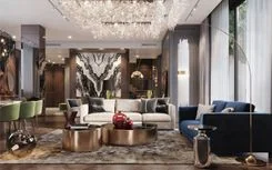 Interior of a luxury apartment in Tbilisi 